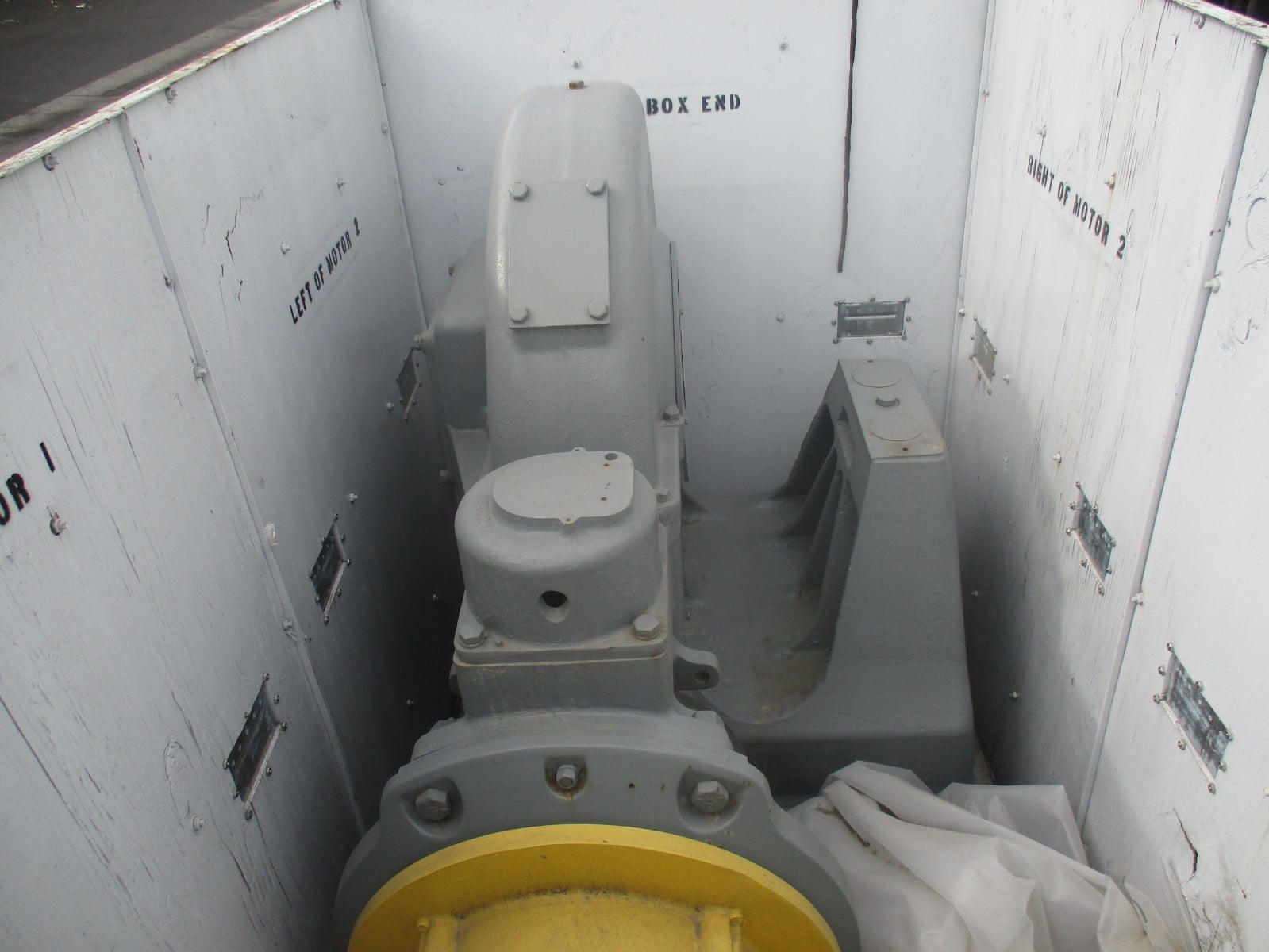 3500 Lb. Westinghouse / Reuland, geared overhead elevator traction machine - Image 7