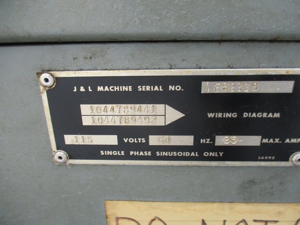 16" Jones and Lampson, optical comparator, surface & profile illumination - Image 7