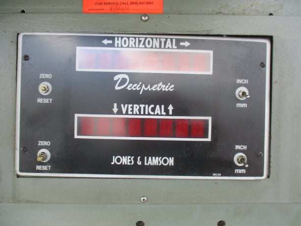 16" Jones and Lampson, optical comparator, surface & profile illumination - Image 9