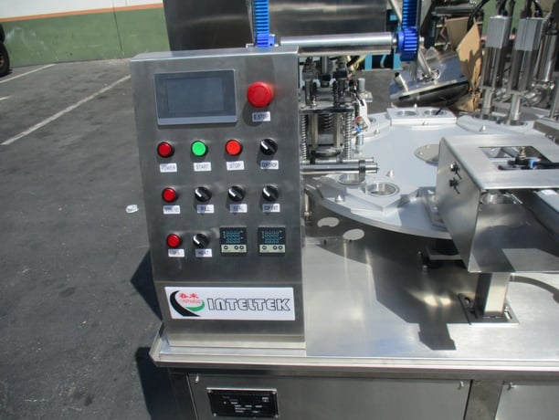 Chun Lai #KIS 900, automatic rotary cup filling and sealing machine - Image 2