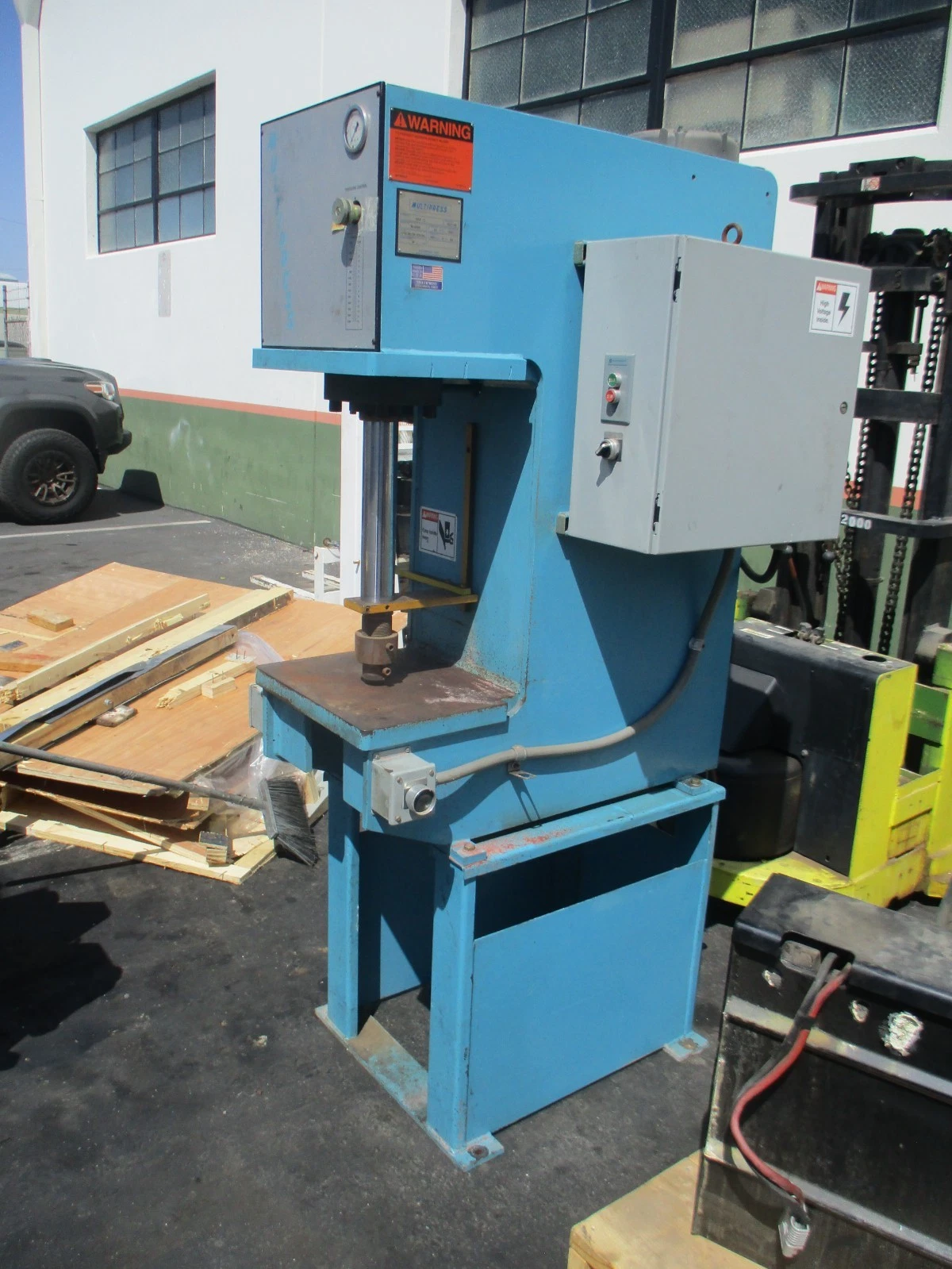 15 Ton, Multipress #MSP-15, hydraulic C-frame press - Image 4