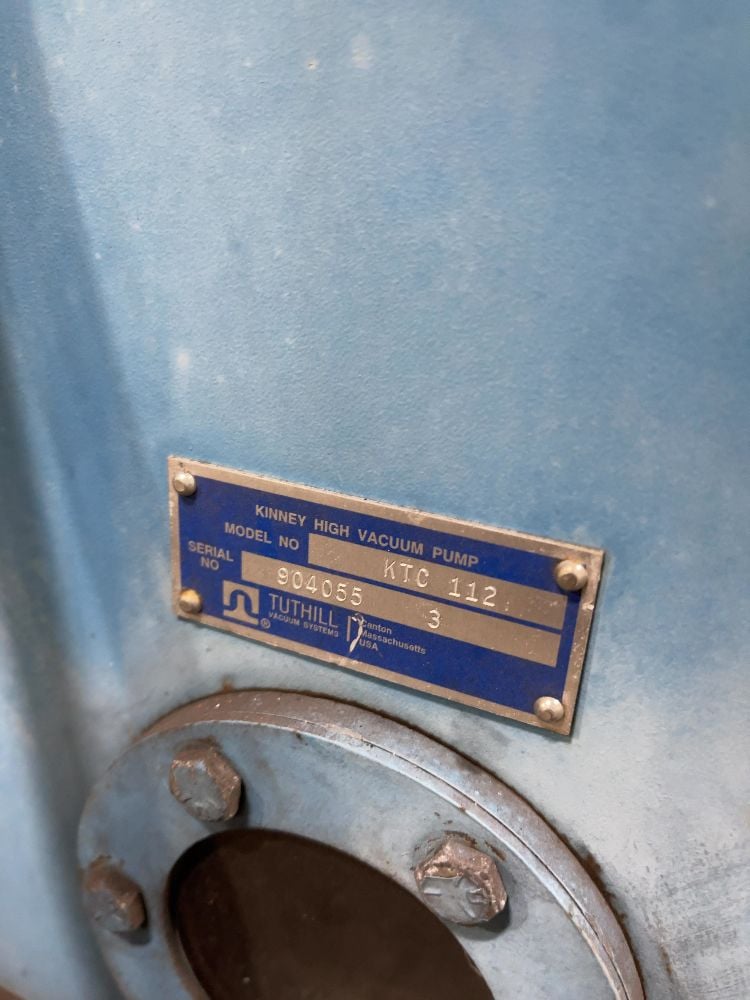 7.5 HP Tuthill #KTC-112, vacuum pump, 1760 RPM, 460 V. - Image 2
