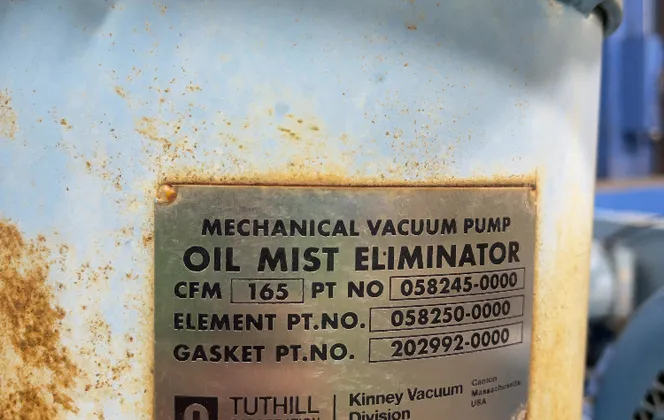 7.5 HP Tuthill #KTC-112, vacuum pump, 1760 RPM, 460 V. - Image 7