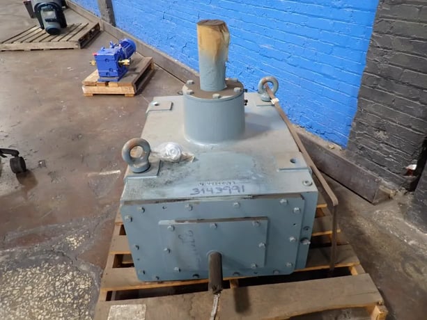 Philadelphia Gear, gear reducer, 393.83:1 ratio, 4.6 HP, 1750 RPM - Image 2