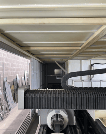 Bodor #P3015T6, Fiber Laser Cutter, 3000 watt, 60" x 120" sheet, water chiller, dust collector, transformer - Image 7