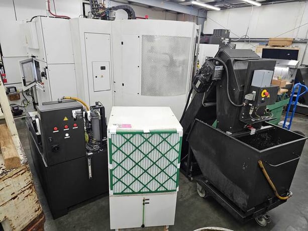 Mikron #HSM-600U, vertical machining center, 5-Axis, 50 automatic tool changer, 7 pallet, 24000 RPM, 70 bar - Image 7