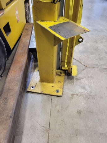 .5 Ton, Abell-Howe, jib crane, 10" Ht x 15' reach, CM hoist, 2000 - Image 7