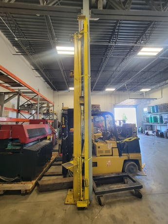 .5 Ton, Abell-Howe, jib crane, 10" Ht x 15' reach, CM hoist, 2000 - Image 8