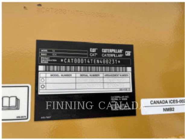 Caterpillar 14-15, Motor Grader, 3375 hours, S/N: EN400231, 2022 - Image 6