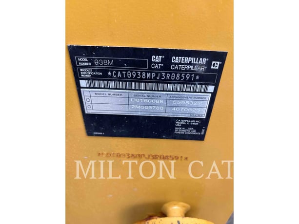 Cat 938M, Wheel Loader, 3761 hours, S/N: J3R08591, 2020 - Image 6