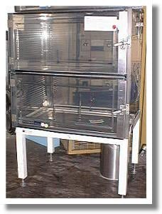 Terra Universal #2070-00, desiccator cabinet, 23" W x 16" D x 11" H, 2-compartment unit w/stand - Image 1