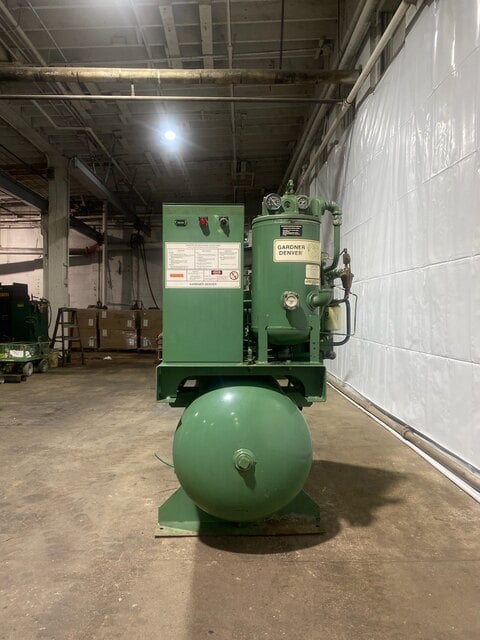 125 psig, Gardner Denver #EBERFC, rotary screw air compressor, 25 HP, 230/460 V., 22821 hours - Image 2