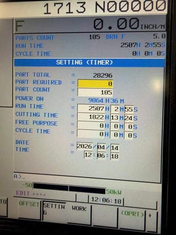 Takisawa #LA-250YS, CNC lathe, 23.6" swing, 10" chuck, 3" bar, 43.1" centers, 6-Axis, Fanuc 0i-TF, 15 turret - Image 5