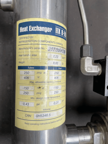 Parker Refrigerating Specialties #RS, Stainless Steel Rapid Purger, High Temperature, Ammonia (NH3), 2003 - Image 9