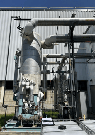 625 gallons, RVS #MRP-36V, Vertical Ammonia Recirculator, 36" diameter x 118" L Tank - Image 2