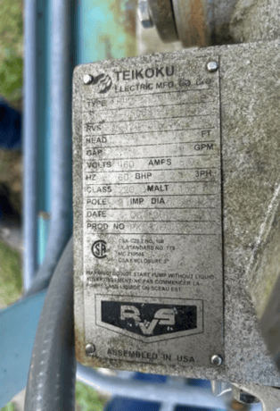 625 gallons, RVS #MRP-36V, Vertical Ammonia Recirculator, 36" diameter x 118" L Tank - Image 5