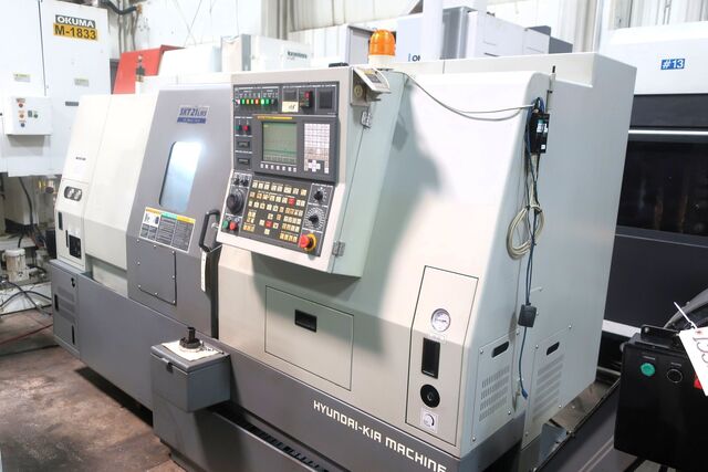 Hyundai Kia #SKT21LMS, CNC turning center, 21.7" swing, 2.5" bar, live tooling, sub spindle, 4,000 RPM, 15 - Image 1