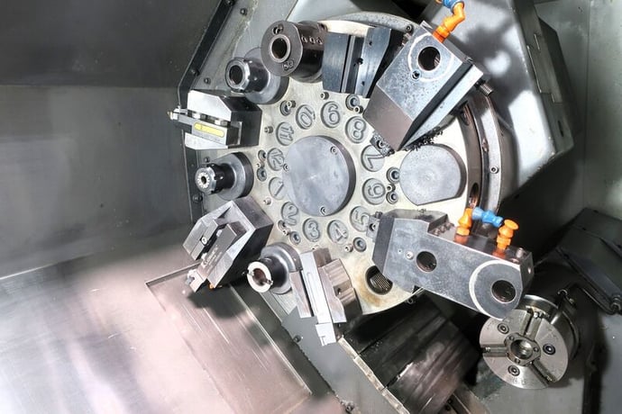 Hyundai Kia #SKT21LMS, CNC turning center, 21.7" swing, 2.5" bar, live tooling, sub spindle, 4,000 RPM, 15 - Image 5