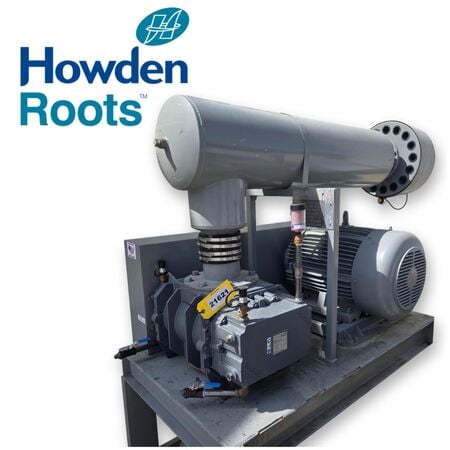 1006 cfm, 8.25 psi, Howden Roots #616-RAM-LB, rotary lobe PD blower package, 100 HP, 460 V., 3-phase (5 - Image 1