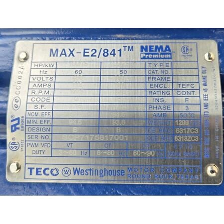 1006 cfm, 8.25 psi, Howden Roots #616-RAM-LB, rotary lobe PD blower package, 100 HP, 460 V., 3-phase (5 - Image 2