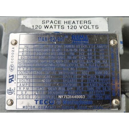 1006 cfm, 8.25 psi, Roots Dresser #616-RAM, rotary lobe PD pressure blower package, 100 HP, 460 V., 3-phase - Image 2