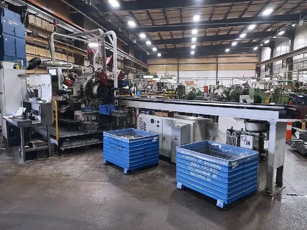 Hydromat #Epic-V12-51, CNC rotary transfer, 12 trunnion, Fanuc iH Pro Touch Control, 12' Hydromat barfeeder - Image 8