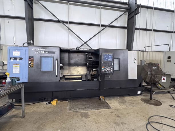 Daewoo Doosan #Puma-5100LB, CNC turning center, 30" swing, 21" chuck, 6" bar, 80" centers, 24" dia., 50 HP - Image 2