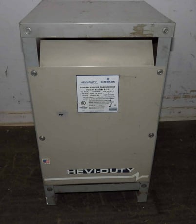 15 KVA 480 Primary, 120/240 Secondary, Emerson ES5H15S, General Purpose Dry Type Transformer, 125/63 amps - Image 1