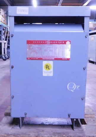 25 KVA 240/480 Primary, 120/240 Secondary, General Electric 9T23B2671, Dry Type Indoor/Outdoor Transformer - Image 1