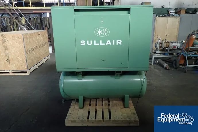 115 psig, Sullair #10B-30, Rotary Screw Air Compressor, 30 HP, air-cooled - Image 4