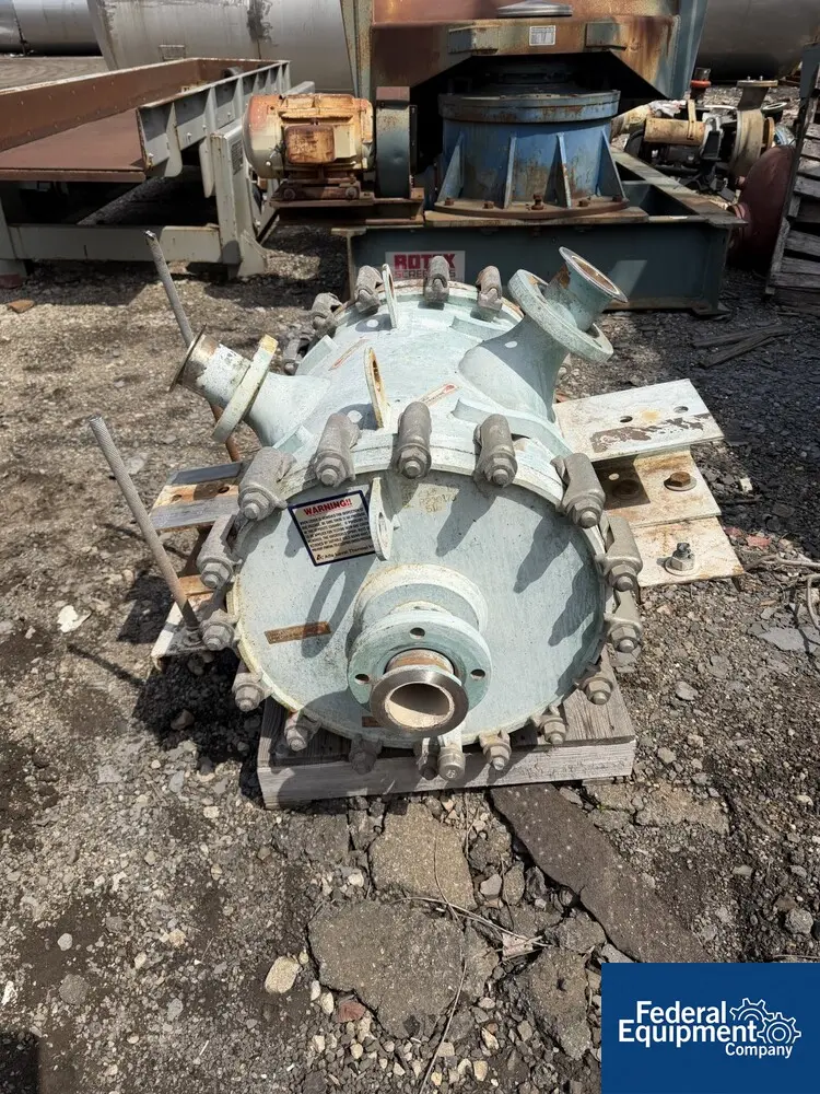 100 sq.ft., Alfa Laval #1-H, Spiral Heat Exchanger, 316 Stainless Steel shell, 130 psi, 1996 - Image 5