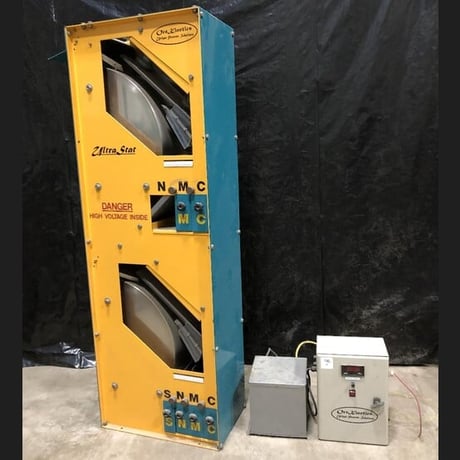 Ore Kinetics #US-LAB-2, Electrostatic Separator, 22" x 8" roll surfaces - Image 1