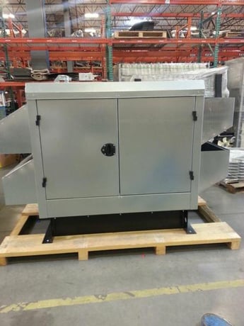 10 KW Perkins #DBP10000D01, diesel generator set, enclosed, portable, single phase, surplus - Image 2