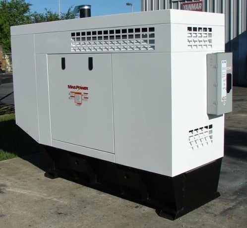 18 KW Yanmar #MP18, diesel generator set, enclosed, single phase, Tier 3 - Image 1