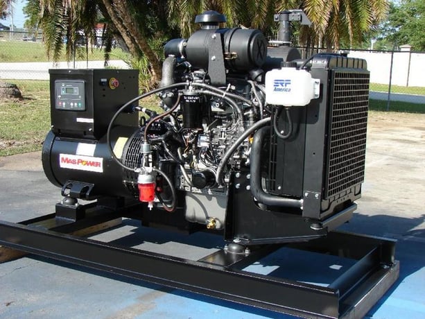 22 KW Yanmar #MP22, diesel generator set, enclosed, single phase, Tier 3 - Image 2