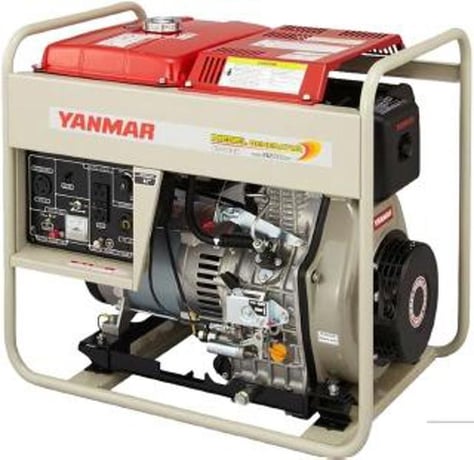 5 KW Yanmar #YDG5500, diesel generator set, air-cooled, open frame, single phase, Tier 4 Final - Image 1