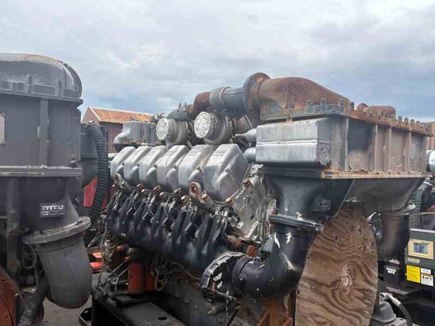 Detroit #MTU12V4000, diesel engine cores, AS IS - Image 2