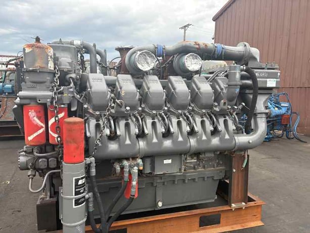 Detroit #MTU12V4000, diesel engine cores, AS IS - Image 3