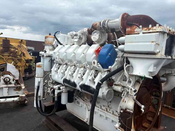Detroit #MTU12V4000, diesel engine cores, AS IS - Image 5
