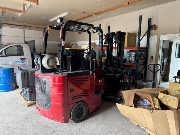 4000 Lb. Bendi #B40/4814180D, Swivel Reach Fork Lift, 198" mast, LPG - Image 2