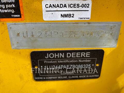 John Deere 244P, Wheel Loader, 2360 hours, S/N: 1LU244PAEZB086325, 2024 - Image 6