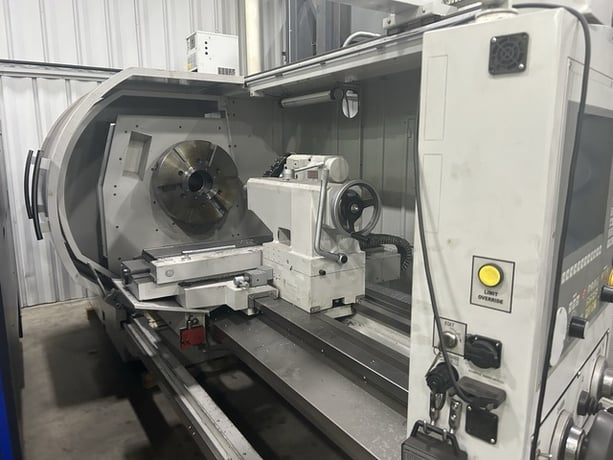 Milltronics #ML35/80, CNC Lathe, 36.2" swing, 19" X, 87" Z, 21.6" socs, 24" chuck, 35 HP, 900 RPM - Image 3