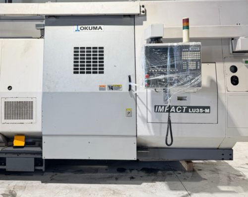 Okuma #Impact-LU35-M, CNC Lathe, 26" swing, 20.5" turning diameter, 39.4" turning length, 13.78" X, 42.32" Z - Image 3