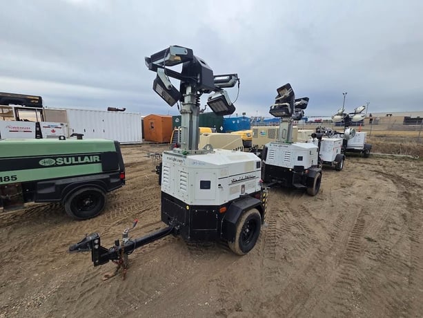 Trime #Eco-Light-EL, 3 KW light tower, Kubota Z482-E4B diesel engine, trailer mounted, 2020 - Image 1