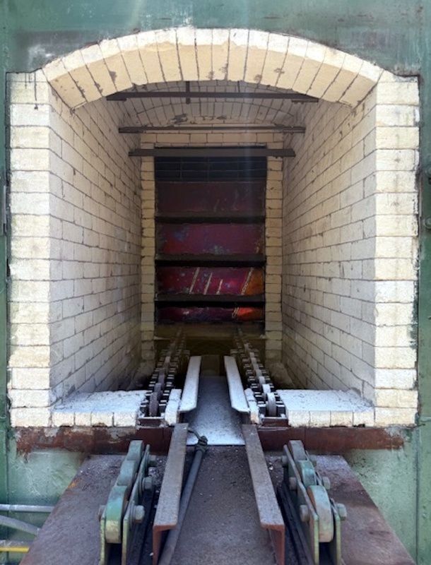 36" width x 36" H x 72" D Roller Hearth Temper Furnace, 1200°F, gas-fired, 800000 BTU, 480 V., 3-phase - Image 7