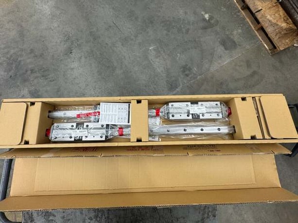 THK #HSR35LU2SSC0S+1080LSP-IV / HSR35LU2SSC0S+1130LSP-IV, Linear Guide Rail Assembly Set - Image 1