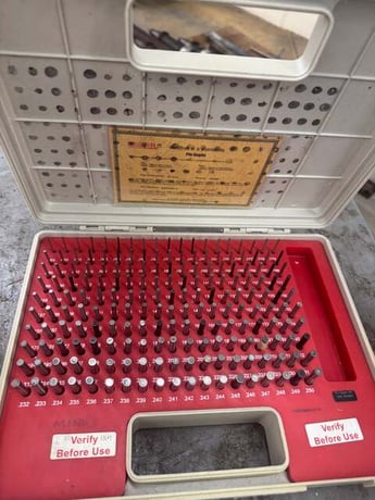 SPI #22-147-3, Pin Gage Set, 0.061" to 0.250", 0.001" Step Increments (3 available) - Image 2