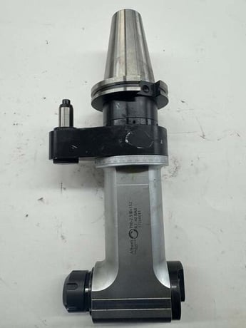 Alberti #T90-2.5, Right Angle Head, CAT50, ER25 Collet Output, Radial Orientation, Coolant Through - Image 1