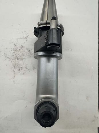 Alberti #T90-2.5, Right Angle Head, CAT50, ER25 Collet Output, Radial Orientation, Coolant Through - Image 2