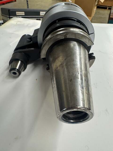 BIG Daishowa #BCV50-AG90/NBS10W-230, Right Angle Head, CAT50, NBS10W Collet Chuck Output, 230mm Gauge Length - Image 4